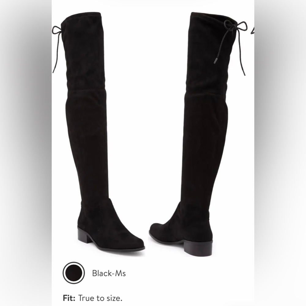 NIB CHARLES by CHARLES DAVID Gammon over-the-knee microsuede boots